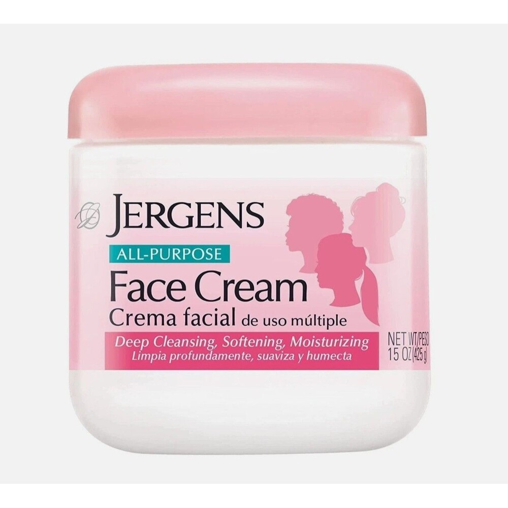 Jergens All Purpose Face Cream 15 oz Deep Cleansing Moisturizing Skin Care NEW